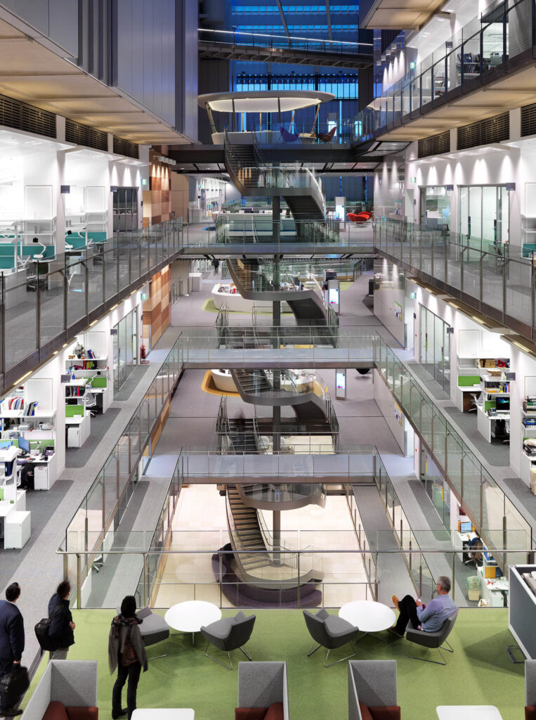 The-Francis-Crick-Institute-view-of-stair-case-and-wellbeing-spaces-credit-PLP-architecture