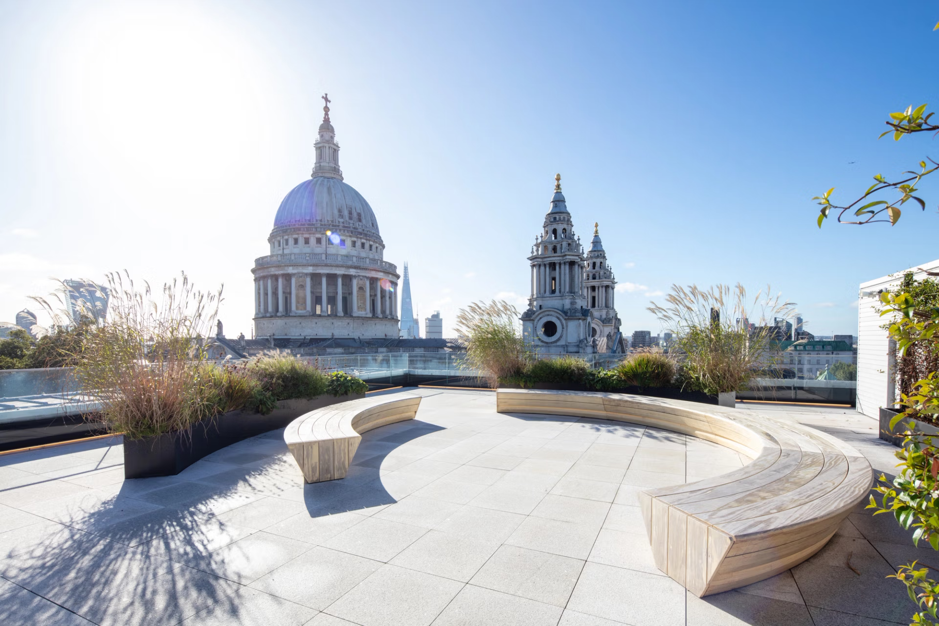Warwick-Court-Roof-terrace-on-Warwick-Court-with-view-of-St-Pauls-Cathedral-Credit_Stanhope