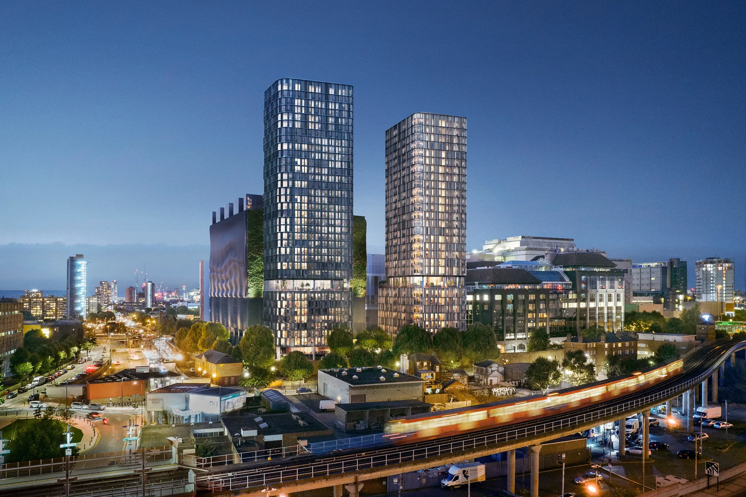 Republic-Docklands-Exterior-CGI-at-Dusk-Credit_Triology_Property